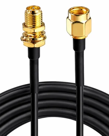Cable de antena RP-SMA 50 Ohm 3 M Negro