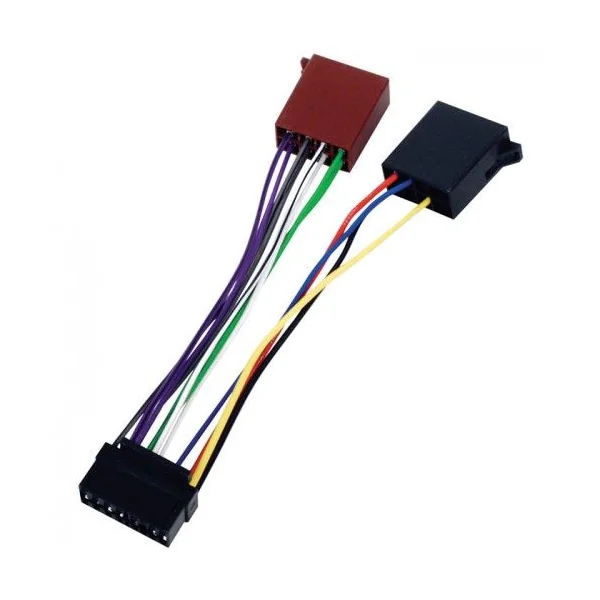Cable de audio ISO compatible con JVC 0.15 M Negro