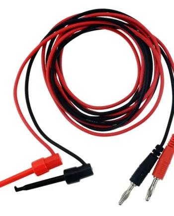 Cable de prueba banana de 4mm a gancho de prueba 1 M Multicolor