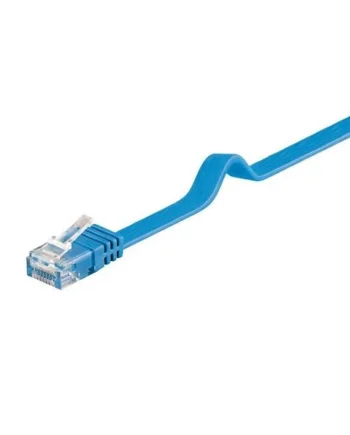 Cable de red plano UTP CAT6 1 M Azul