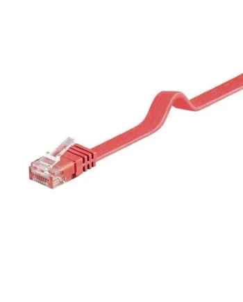 Cable de red plano UTP CAT6 1 M Rojo