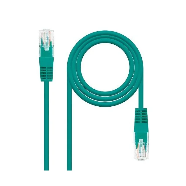 Cable de red UTP CAT6 0.50 M Verde