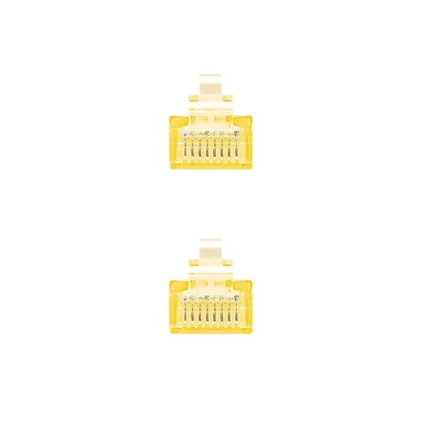 Cable de red UTP CAT6 1 M Amarillo