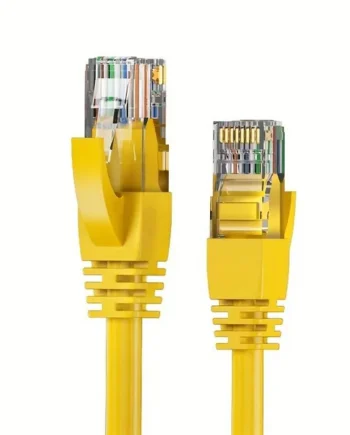 Cable de red UTP CAT6a 0.50 M Amarillo