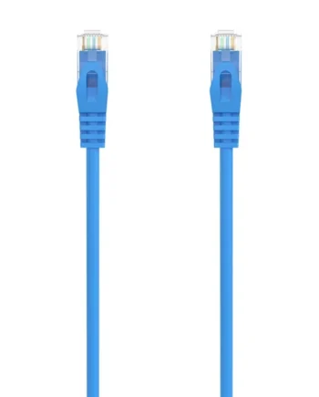 Cable de red UTP CAT6a 0.50 M Azul