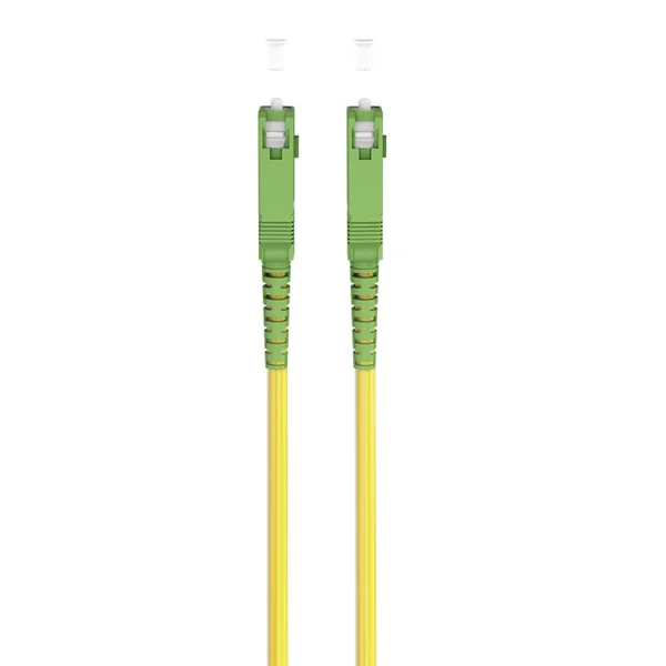 Cable fibra optica SC-APC monomodo simplex 9-125 3 M Amarillo