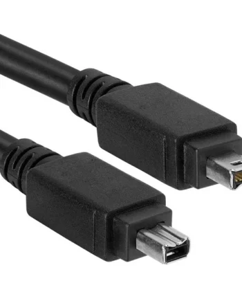 Cable FireWire 400 de 4 pines a 4 pines 1.8 M Negro