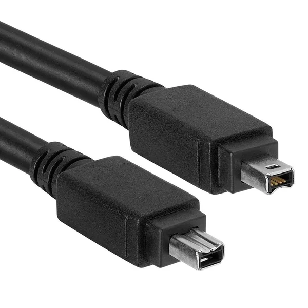 Cable FireWire 400 de 4 pines a 4 pines 1.8 M Negro