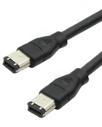 Cable Firewire 400 IEEE1394A 6 pin a 6 pin 1.8 M Negro