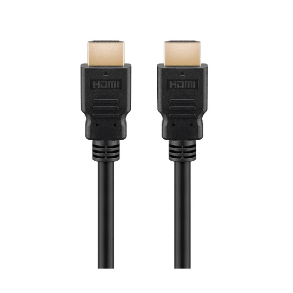Cable Hdmi 8K contactos dorados ultra velocidad 1.5 M Negro