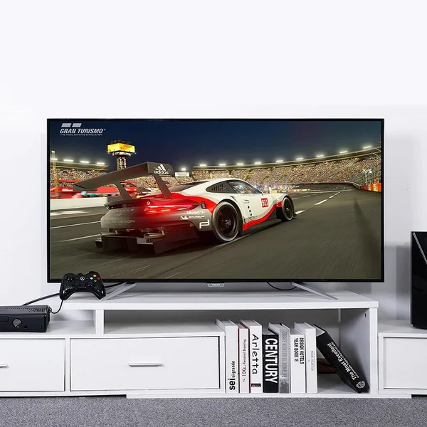 Cable Hdmi acodado 270 grados contactos dorados 4K 1 M Negro