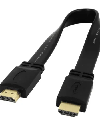 Cable Hdmi plano macho 0.30 M Negro