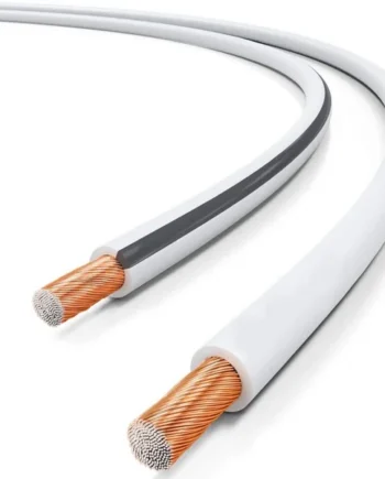 Cable para altavoz 2x 2.5 mm 100 M Blanco