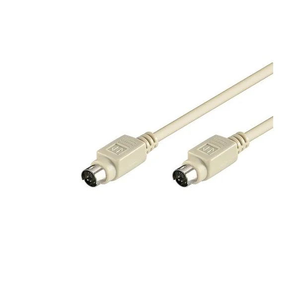 Cable ps2 mini din 6 pin 5 M Beige