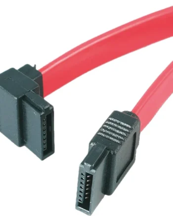 Cable sata acodado 0.50 M Rojo