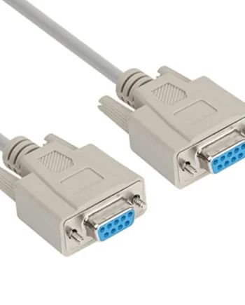 Cable serie RS232 DB9 hembra - DB9 hembra 1.8 M Beige