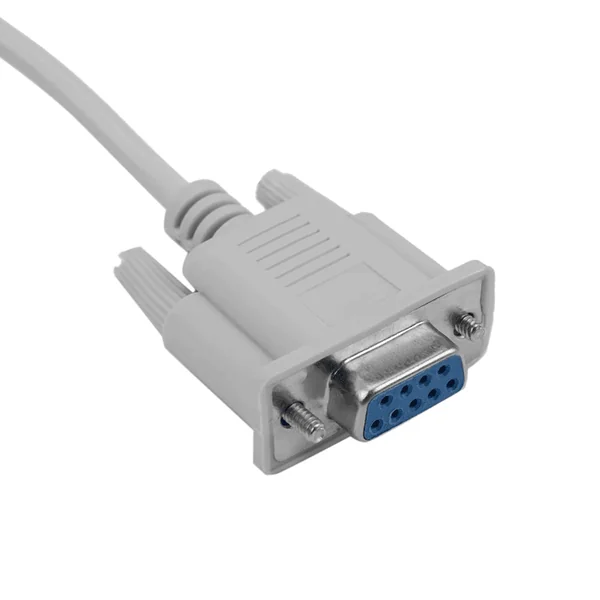 Cable serie RS232 DB9 hembra - DB9 hembra 1.8 M Beige