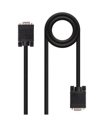 Cable SVGA sin ferrita macho 1.8 M Negro