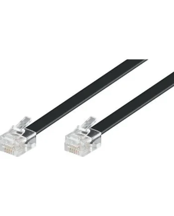 Cable telefonico RJ11 a RJ45 10 M Negro
