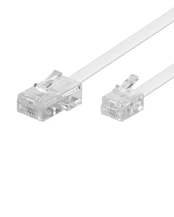 Cable telefonico RJ11 a RJ45 3 M Blanco