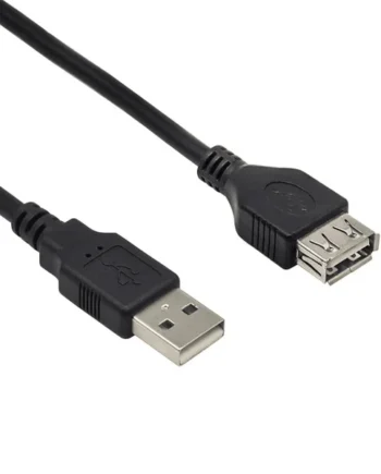 Cable USB 2.0 A/M-A/H 5 M Negro
