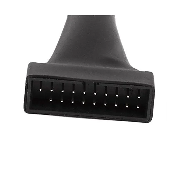 Cable USB 2.0 de 9 pin a USB 3.0 de 20 pin 0.15 M Negro