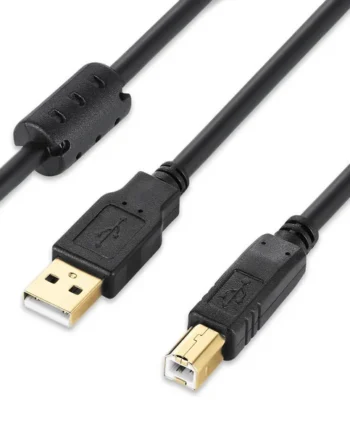 Cable USB 2.0 para impresora con ferrita 2 M Negro