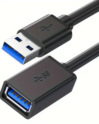 Cable USB 3.0 A/M-A/H 1 M Negro