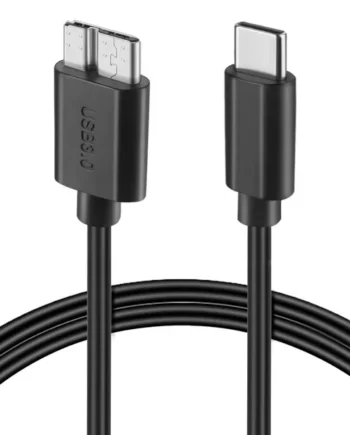 Cable USB 3.0 micro B a USB C macho 1 M Negro
