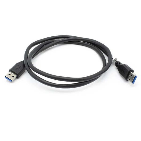 Cable USB 3.0 tipo A macho - macho 1 M Negro