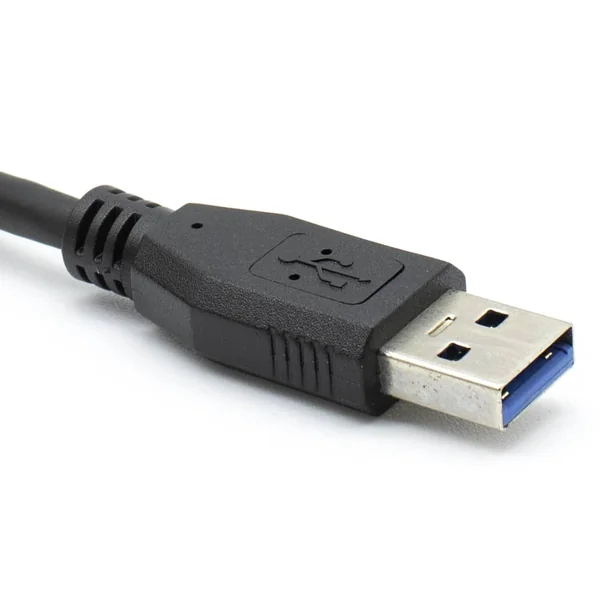 Cable USB 3.0 Tipo A macho - USB-C acodado 1 M Negro