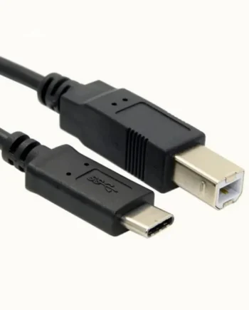 Cable USB C 3.1 Macho a Tipo B Macho 1 M Negro