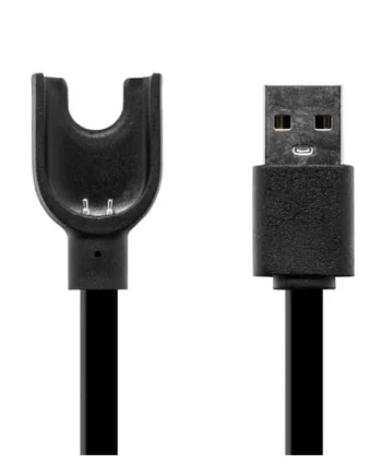 Cable USB carga y sincronizacion Xiaomi mi Band 2 0.15 M Negro