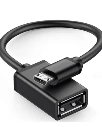 Cable USB otg 2.0 micro B macho 0.20 M Negro