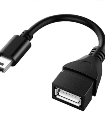 Cable USB otg 2.0 mini B macho 0.15 M Negro