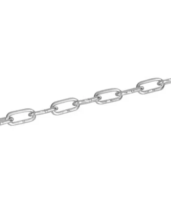 Cadenas zincada de acero 5 mm 26 M Gris
