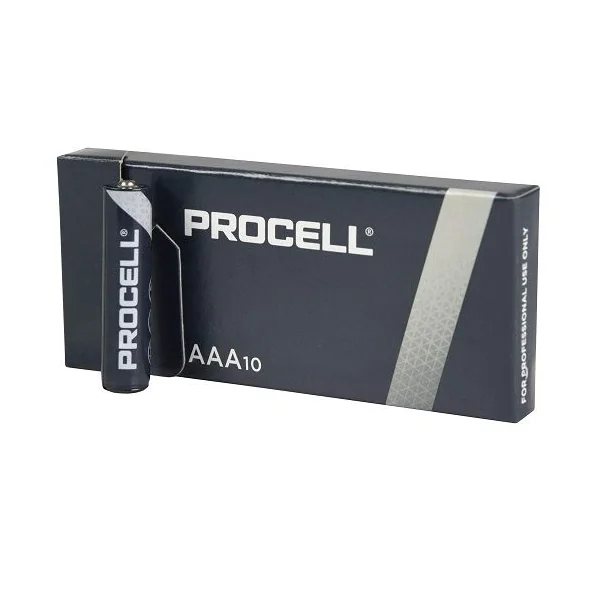 Caja 10 Pilas Duracell LR03 AAA Industrial