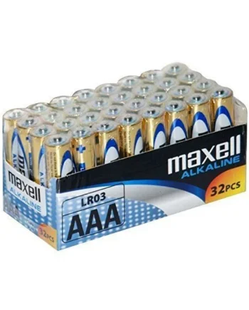 Caja 32 Pilas Maxell LR03 AAA