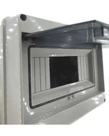 Caja distribucion electrica Superficie IP65 de 8 modulos Blanco