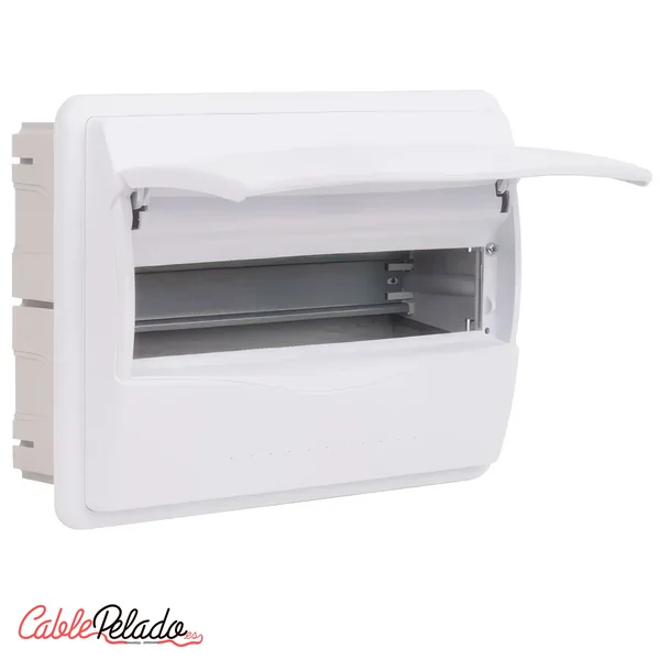 Caja empotra 14 elementos puerta opaca Blanco