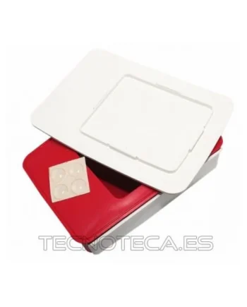 Caja roja y blanca para Raspberry Pi 3 en ABS