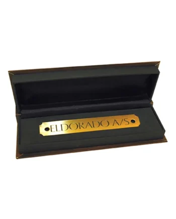 Cajita madera regalo placas monturas