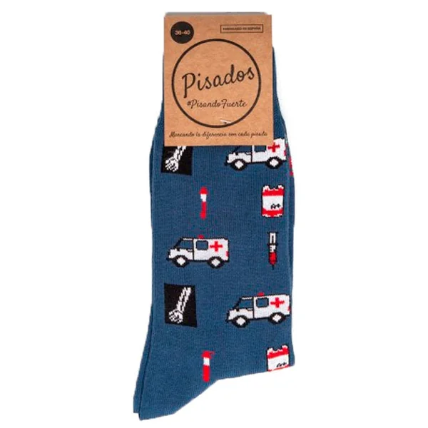 Calcetines con Estampado Media Caña Sin Costuras | 2 Tallas
