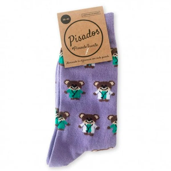 Calcetines con Estampado Media Caña Sin Costuras | 2 Tallas
