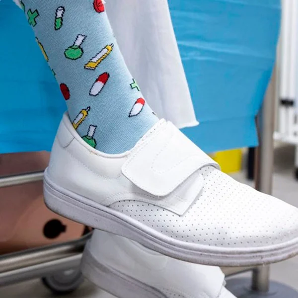 Calcetines con Estampado Media Caña Sin Costuras | 2 Tallas