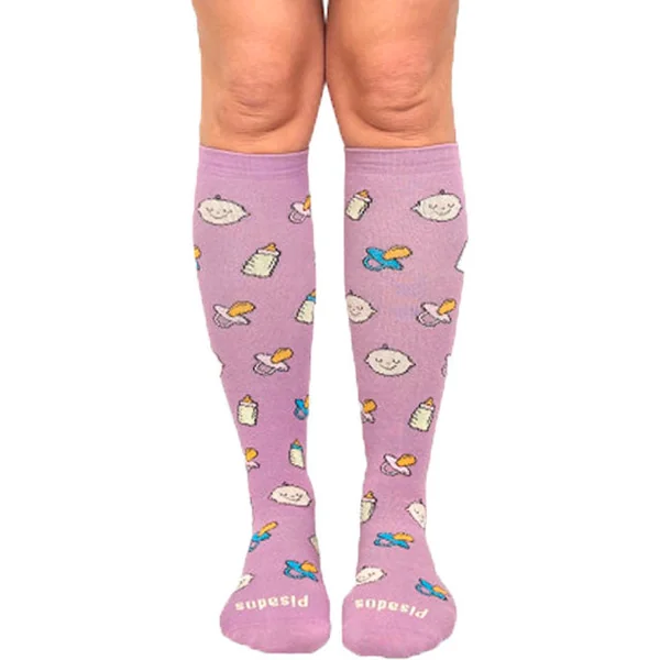 Calcetines de Compresión Gradual Ligera Estampados | 2 Tallas