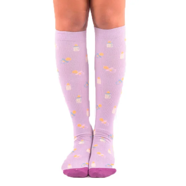 Calcetines de Compresión Gradual Ligera Estampados | 2 Tallas