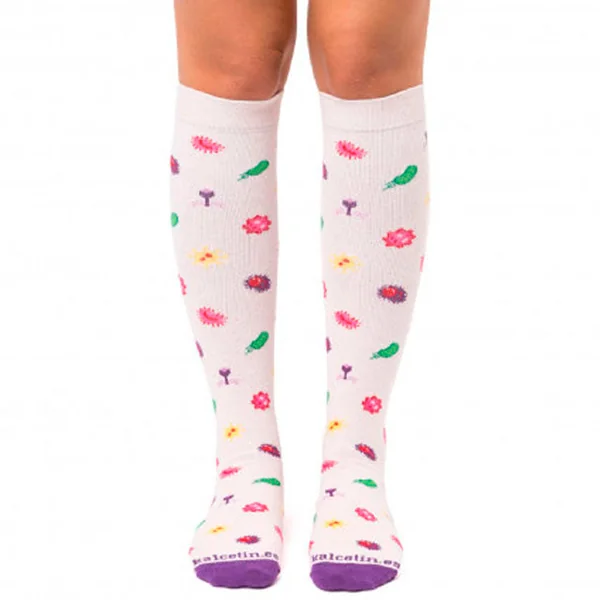 Calcetines de Compresión Gradual Ligera Estampados | 2 Tallas
