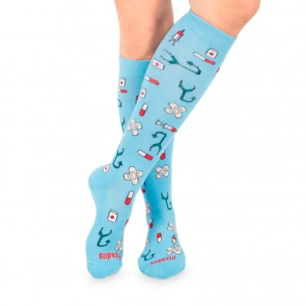 Calcetines de Compresión Gradual Ligera Estampados | 2 Tallas