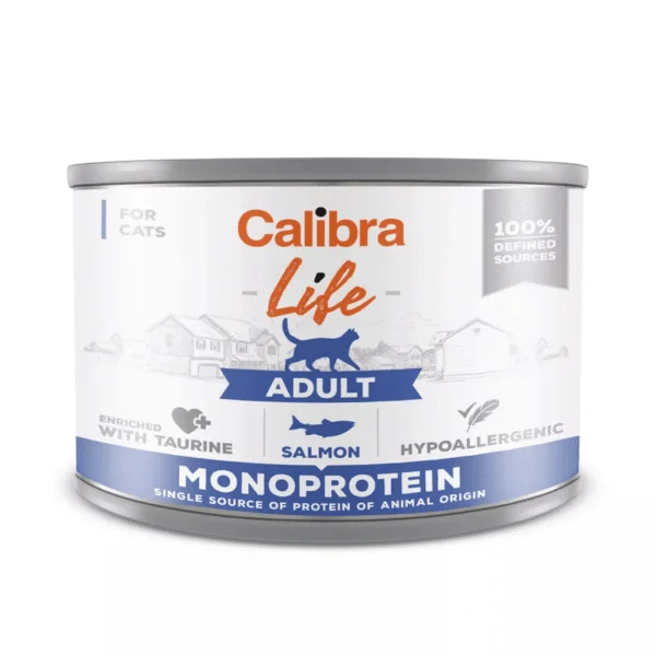 Calibra cat Life SALMÓN gatos 6x200g